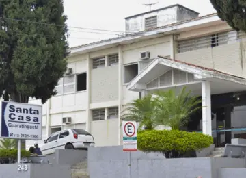 Foto da fachada do hospital SANTA CASA DE MISERICORDIA DE GUARATINGUETA